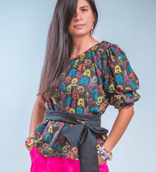 Blusa Cuello bandeja_2 Blusa Cuello bandeja