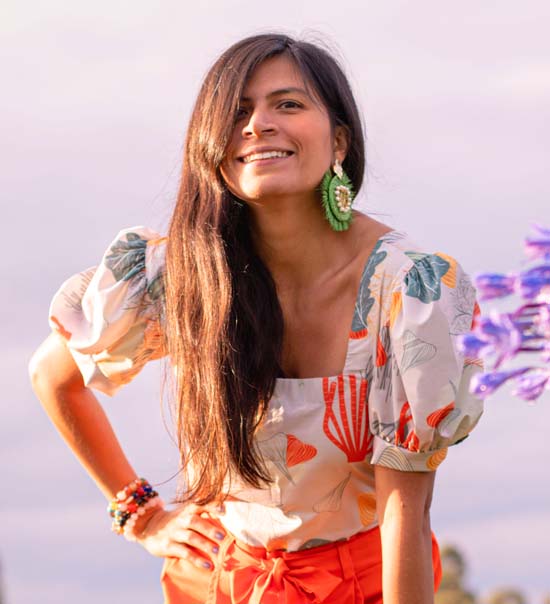 Blusa manga bombacha Coral 2 Blusa manga bombacha