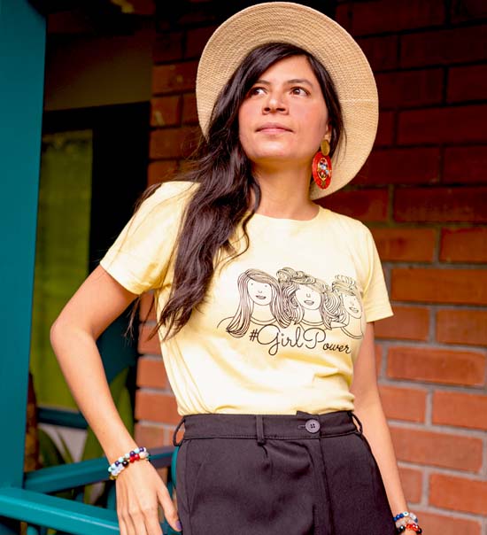 Camiseta amarilla las Marias 2
