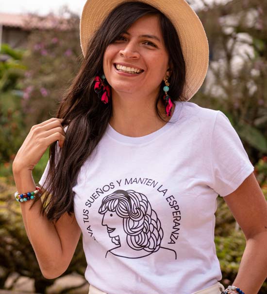 Camiseta blanca las Marias 1 Camisetas