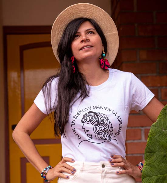 Camiseta blanca las Marias 4 Camisetas