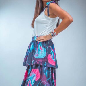 Conjunto blusa falda