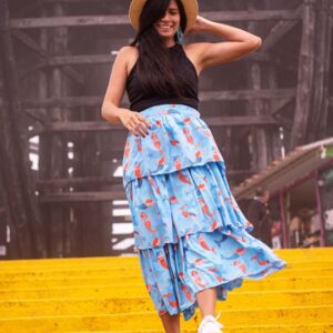 Falda larga de boleros